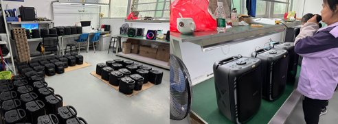 Quality control thumbnail showing production inspection and finished product checks