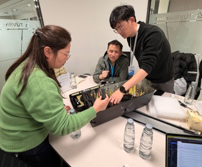 Supplier rescue thumbnail showing a supplier review meeting and product inspection